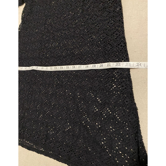 Miraclesuit Swim Coverup Womens Large Stretch Lace Mesh Dark Fairy Festival Boho - Picture 14 of 16